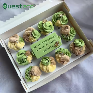 Groothandel Food Grade Custom Cakeboxen Verpakking Cupcake Dozen Met Inzetstukken En Etalage Cupcake Geschenkdoos - Product Image 5