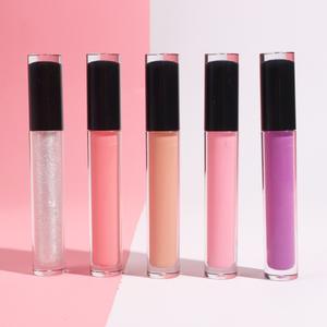 Brillo Labial Rosa Intenso, Lápiz Labial Líquido de Alta Pigmentación, Brillo Labial Brillante Rosa, Logotipo Personalizado, Brillo Labial Hidratante en Tono Rosa - Product Image 2