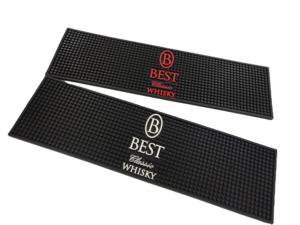 Silicone <b>Bar</b> Service Counter <b>Mat</b> Custom Logo Non Slip Waterproof Spill Proof <b>Bar</b> Runner Pad For Pub <b>Bar</b> Cafe Beverage Use - Product Image 1