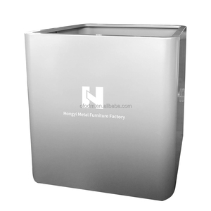 Boîte de plantation de fleurs en acier inoxydable avec logo gratuit Boîte de plantation rectangulaire écologique durable pour jardin extérieur <span class=keywords><strong>XXL</strong></span> personnalisée - Product Image 1