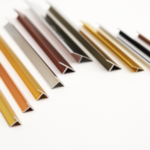 Harga Pabrik Trim Ubin Transisi <span class=keywords><strong>T</strong></span>-<span class=keywords><strong>Bar</strong></span> Aluminium Dekoratif Perak Anodized Modern untuk Ubin Dinding Apartemen - Product Image 4