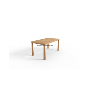 Una mesa de comedor robusta hecha de madera de alta calidad, diseñada para elevar cada momento de comedor con un estilo moderno. - Product Image 2