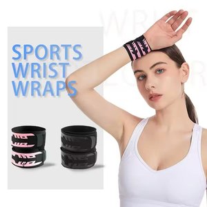 Soporte de Muñeca Deportivo Ajustable con Doble Correa, Soporte de Muñeca Transpirable <span class=keywords><strong>para</strong></span> Fitness, Levantamiento de Pesas, <span class=keywords><strong>Tenis</strong></span>, Alivio del Dolor de Muñeca - Product Image 5