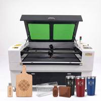 Máquina de Corte y Grabado Láser CO2 KH-1390C con Sistema de Control Ruida y Enfriador de Agua Industrial para Madera, Acrílico y Cuero