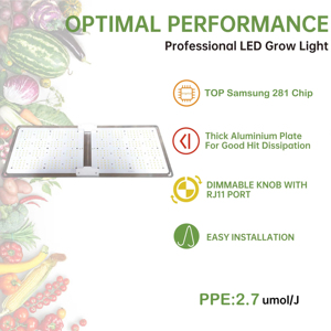 Panel de crecimiento cuántico de espectro completo 100W 200W 300W 400W 600W UV IR 3 canales regulable Led crece la luz para invernadero planta médica - Product Image 5