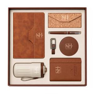 Juego de Regalo Corporativo Personalizado de Lujo 7 en 1, Regalo Promocional Personalizado para Empresas, Regalo para Empleados de Oficina con Logotipo - Product Image 4