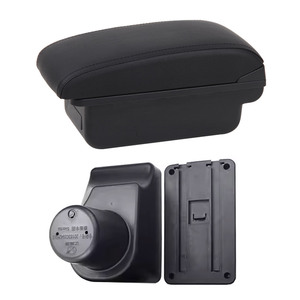 กล่องเก็บของที่วางแขน Vtear ABS พร้อมช่อง USB และที่วางแก้ว สำหรับรถยนต์โตโยต้า ไซเอ็นต้า ปี 2015-2018 อุปกรณ์เสริมคอนโซลเก็บของภายใน - Product Image 1