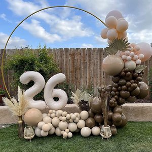 Brown <strong>Balloon</strong> Wreath Arch Kit Various Sizes Double Filled <strong>Nude</strong> <strong>Balloons</strong> Tan Coffee Brown Blush Unisex <strong>Balloons</strong> - Product Image 6