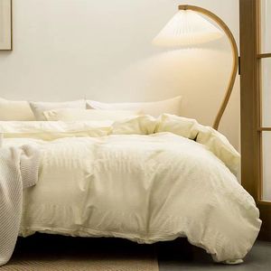 Bộ Ga Giường Với Chăn Ga Trải Giường Ga Trải Giường Cỡ King Vỏ Bọc Số Lượng Thời Trang Không Gian Nữ Hoàng Sang Trọng Kỹ Thuật Đám Cưới Hình Học - Product Image 4