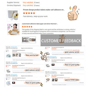 Impermeabili a prova di olio 30x20mm 58*40mm 100X150 1 "* 2-5/8" rimovibili in bianco autoadesivo in carta - Product Image 6