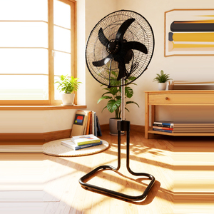 Elektrische ventilator Huishoudelijk Krachtig Stil Links en rechts Hoofd schuddend Industriële machines Tafel Verticaal Slaapzaal Grote windvloer - Product Image 2