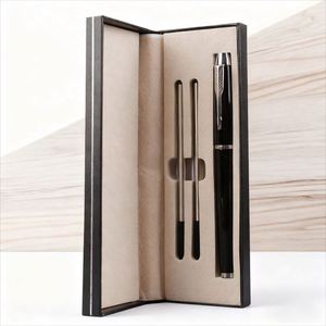 Best-selling Metal Ballpoint <b>Pen</b> 0.5mm with Custom Logo Gift <b>Box</b> Set for Office & School Use - Product Image 1