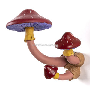 Nuovo stile 2021 la migliore vendita di funghi appendiabiti da parete fancy cucina ganci appesi ganci gancio di vestiti di rivestimento di <span class=keywords><strong>Resina</strong></span> cremagliera - Product Image 3