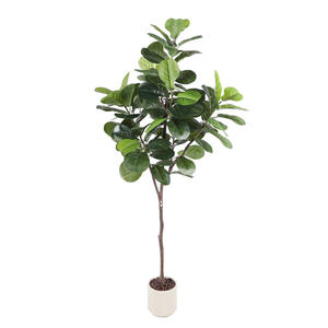 Fausse plante verte 180cm 6FT feuille de violon artificielle <span class=keywords><strong>figuier</strong></span> pour centre commercial de bureau à domicile - Product Image 4
