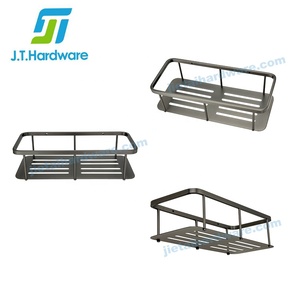 Wall Mounted Waterproof Corner Bathroom Accessories Sets <strong>Shower</strong> Caddy <strong>Kitchen</strong> Storage Bathroom Rack - Product Image 6