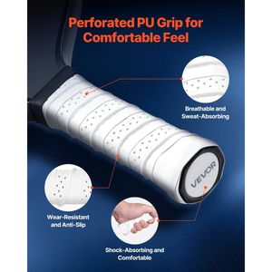 DB Pro 18K Fibra de carbono Pickleball Raqueta Núcleo de panal de abeja 13mm Espesor USAPA Aprobado para adultos Negro - Product Image 4