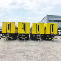 Camions tout-terrain HOWO 4x4 6x6, transport de passagers, fourgonnette pour 30 personnes, bus de camping, camion-cuisine, véhicule de vente ambulante, voiture touristique pour le désert