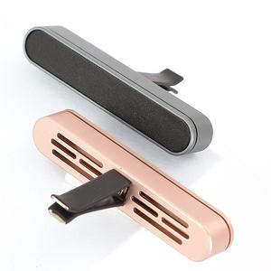 2025 personnalisé luxe voiture parfum diffuseur éclairage ambiant en alliage d'aluminium désodorisant Gel solide parfum crème évent aromathérapie - Product Image 2