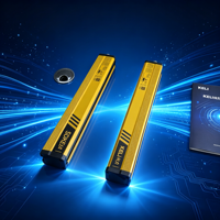 Tirai Cahaya Pengaman Seri CT4 Sensor Inframerah Multi-Beam IP65 untuk Sistem Perlindungan Keselamatan Mesin Hidrolik Punch Press