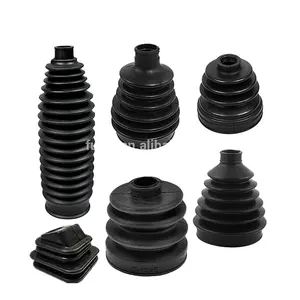 Customized Silicone Rubber Molded Rubber Dust Cover / Automotive Bellows / Silicone Rubber Bellow