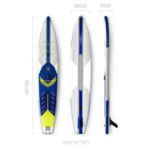 Doogeetone — planche de course gonflable, postiche pour Stand-Up, <span class=keywords><strong>Double</strong></span> <span class=keywords><strong>couche</strong></span>, adaptée pour la qualité professionnelle, personnalisation de 14 pieds - Product Image 2