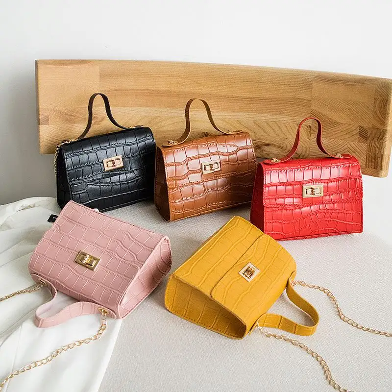 Heiße Verkaufs artikel High-End gelbe Leder handtasche Handtaschen für Frauen Set