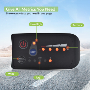 S810 [Haytrix] URTA 2 Ordenador para <span class=keywords><strong>Bicicleta</strong></span> Eléctrica con Pantalla LCD, Impermeable, Velocímetro, Odómetro, Rastreador de Ciclismo de 36V - Product Image 2