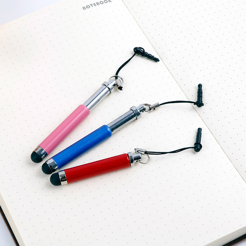 5 Stück Touchpen Stylus – 2-in-1 Mit Runden & Scheibenförmigen Spitzen, Für Alle Touchscreens, 5 Farben