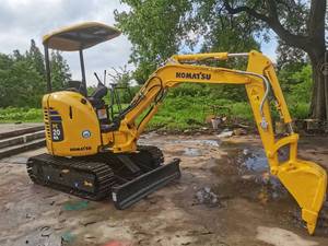 Miniexcavadora Komatsu PC20 Usada Compacta |   Excavadora de cadenas de segunda mano de 2 toneladas para trabajos de jardinería y granja - Product Image 2