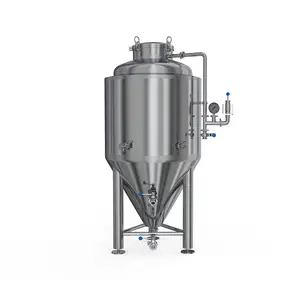 200l 300l 400l 500l 600l 800l 1000l Stainless Steel Jacketed Conical Beer Fermenter Tank