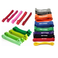 Juego de Bandas de Resistencia para Ejercicio Físico con Logotipo Personalizado, Bandas Elásticas de Goma para Estiramiento, Bandas de Resistencia para Entrenamiento en Gimnasio