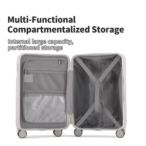 Maleta <span class=keywords><strong>con</strong></span> Apertura Frontal <span class=keywords><strong>para</strong></span> <span class=keywords><strong>Mujer</strong></span> <span class=keywords><strong>con</strong></span> <span class=keywords><strong>Ruedas</strong></span> Universales, Compartimento <span class=keywords><strong>para</strong></span> Portátil, Maleta de Mano - Product Image 4