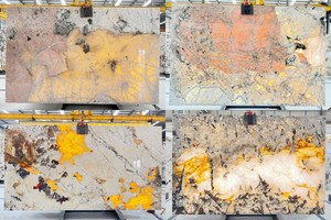 Tấm đá thạch anh Patagonia SH STONE cao cấp, đá cẩm thạch bán quý bóng mài, trong suốt, kiểu Brazil, dùng làm mặt bàn nền - Product Image 2