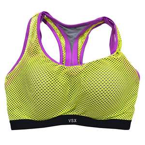 Soutien-gorge de sport à fort impact pour femmes rembourré zippé - Product Image 1