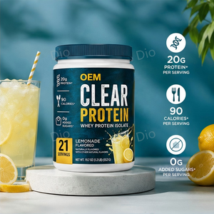 Poudre de protéines de lactosérum Dio OEM/ODM, complément en vrac pour le gain musculaire, pour la remise en forme et la <span class=keywords><strong>musculation</strong></span> - Product Image 2