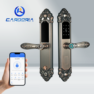 प्रतिस्पर्धी मूल्य ओम और ओडम ट फिंगरप्रिंट पासवर्ड गोल्ड हैंडल स्मार्ट डोर हैंडल लॉक - Product Image 5