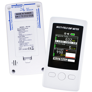 Medidor de Campo Electromagnético Digital EMF RF, Medidor de Intensidad de Campo Electromagnético de 50MHz a 3.5GHz con Indicador de Advertencia, Medidor Gauss - Product Image 6