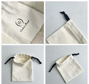 Bolsa de Muselina de Algodón con Cordón, Personalizada, para Regalos de Boda, Ecológica y Reutilizable - Product Image 3