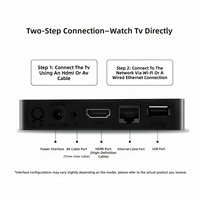 Décodeur TV numérique DVB-T2 HD 1080P avec WiFi et HDMI, Quad Core, pour télévision terrestre