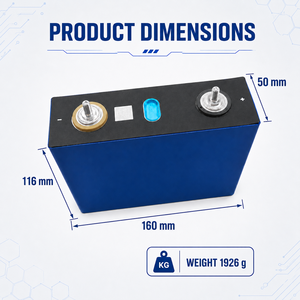 Batterie Gotion pour chariot de golf, pack d'alimentation EV, boîtier en aluminium, cellule LiFePO4 prismatique 3,2 V 102 Ah, 3000 cycles profonds, garantie 2 ans - Product Image 4
