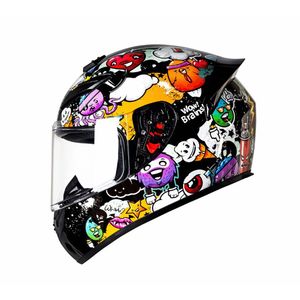 Nuevo <span class=keywords><strong>casco</strong></span> de motocicleta de cara completa ABS para accesorios de motocicleta de tamaño libre de bicicleta eléctrica - Product Image 3