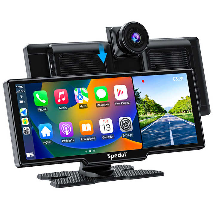 Spedal CL860 Portable 10inch Wireless CarPlay Wireless Android 