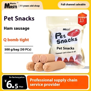 Aperitivos directos de fábrica para perros de alta proteína 30 g/pc Jamón Salchicha Barra de carne Mejor precio Golosinas para gatos y cachorros Golosinas para perros adultos al por mayor - Product Image 2