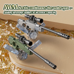 KK NUOVA Pistola ad Acqua Elettrica Automatica <span class=keywords><strong>AWM</strong></span> 70CM, Pistola a Spruzzo Elettrica con Gittata Continua di 7-9 Metri in Plastica ABS - Product Image 3