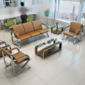 High Quality Custom PU Leather Salon Waiting <b>Chair</b> Public Waiting Room <b>Chairs</b> Waiting Room <b>Chairs</b> <b>Office</b> Reception <b>Chair</b> - Product Image 2