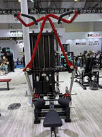 Máquina de remo tipo tijera para gimnasio comercial