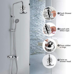 Dispositif de filtration de douche professionnel 2026 à 15 étapes : Traite <span class=keywords><strong>l</strong></span>'<span class=keywords><strong>eau</strong></span> <span class=keywords><strong>du</strong></span> <span class=keywords><strong>robinet</strong></span> <span class=keywords><strong>pour</strong></span> une expérience de douche rafraîchissante - Product Image 2