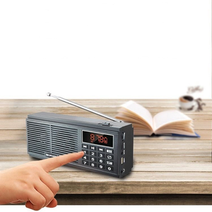 L-518 Dual-Speaker Card Radio | AM/FM, Stereo Sound, LCD Display & <b>MP3</b> <b>Player</b> Function - Product Image 2