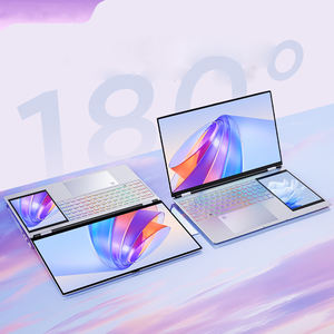 Nouvel ordinateur portable professionnel à double écran en métal 15,6 + 7 pouces IPS 32 Go de RAM 1 To SSD Écriture intelligente pour le bureau - Product Image 1