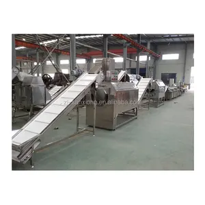 Máquinas de processamento congeladas de peixes verdes da china, linha de produção rápida do congelamento